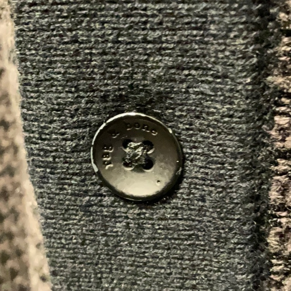 rag & bone Black and Gray Cardigan Sweater - Picture 6 of 6